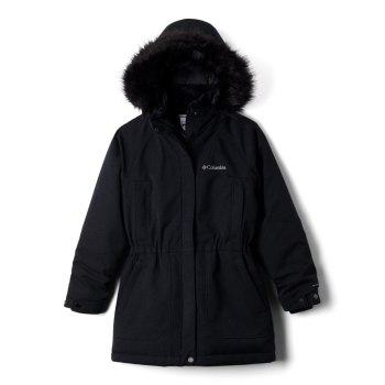 Columbia Jas Meisjes, Boundary Bay Down Parka Zwart, 50VKYBGRE